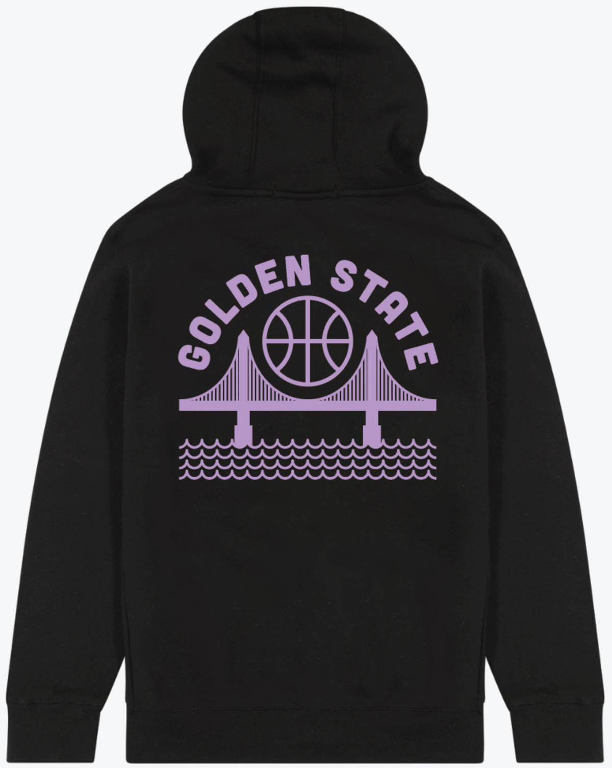 Golden State Zip-up Hoodie Black-Culk