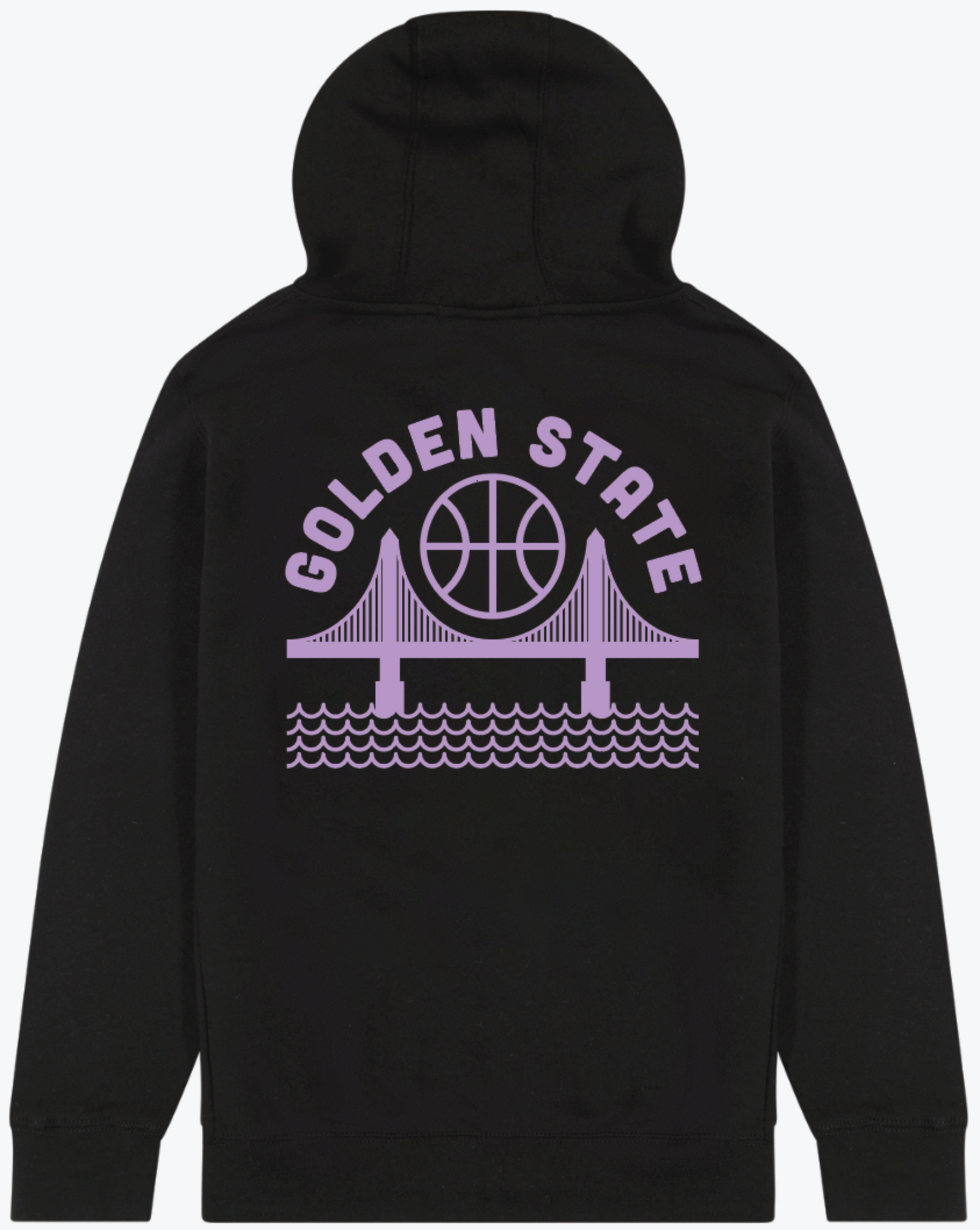 Golden State Zip-up Hoodie Black-Culk
