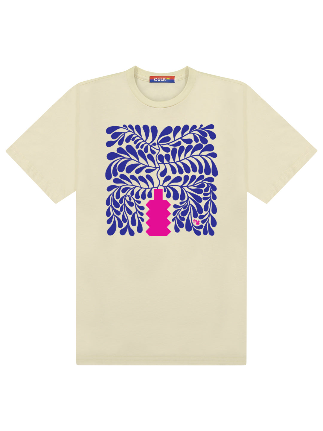 House Plant Tee Cream by Shapes & Colors-Culk