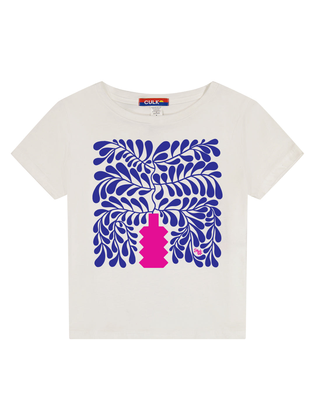 House Plant Women's Tee White by Shapes & Colors-Culk