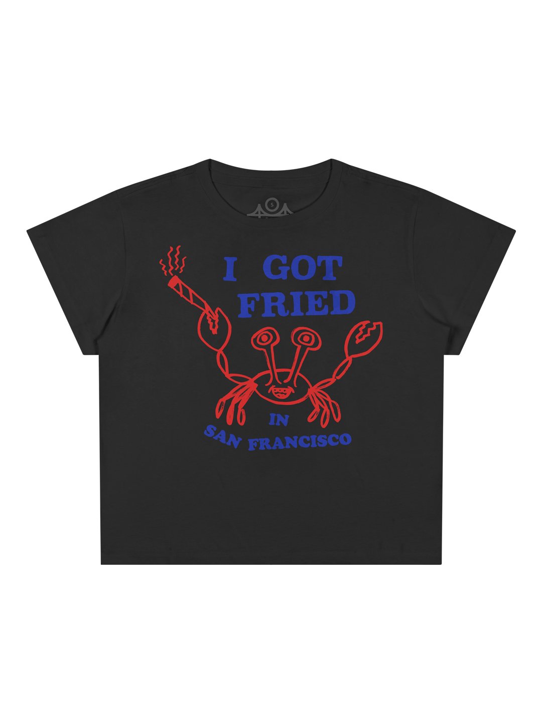 I Got Fried In SF Women&#39;s Tee Vintage Black-Culk