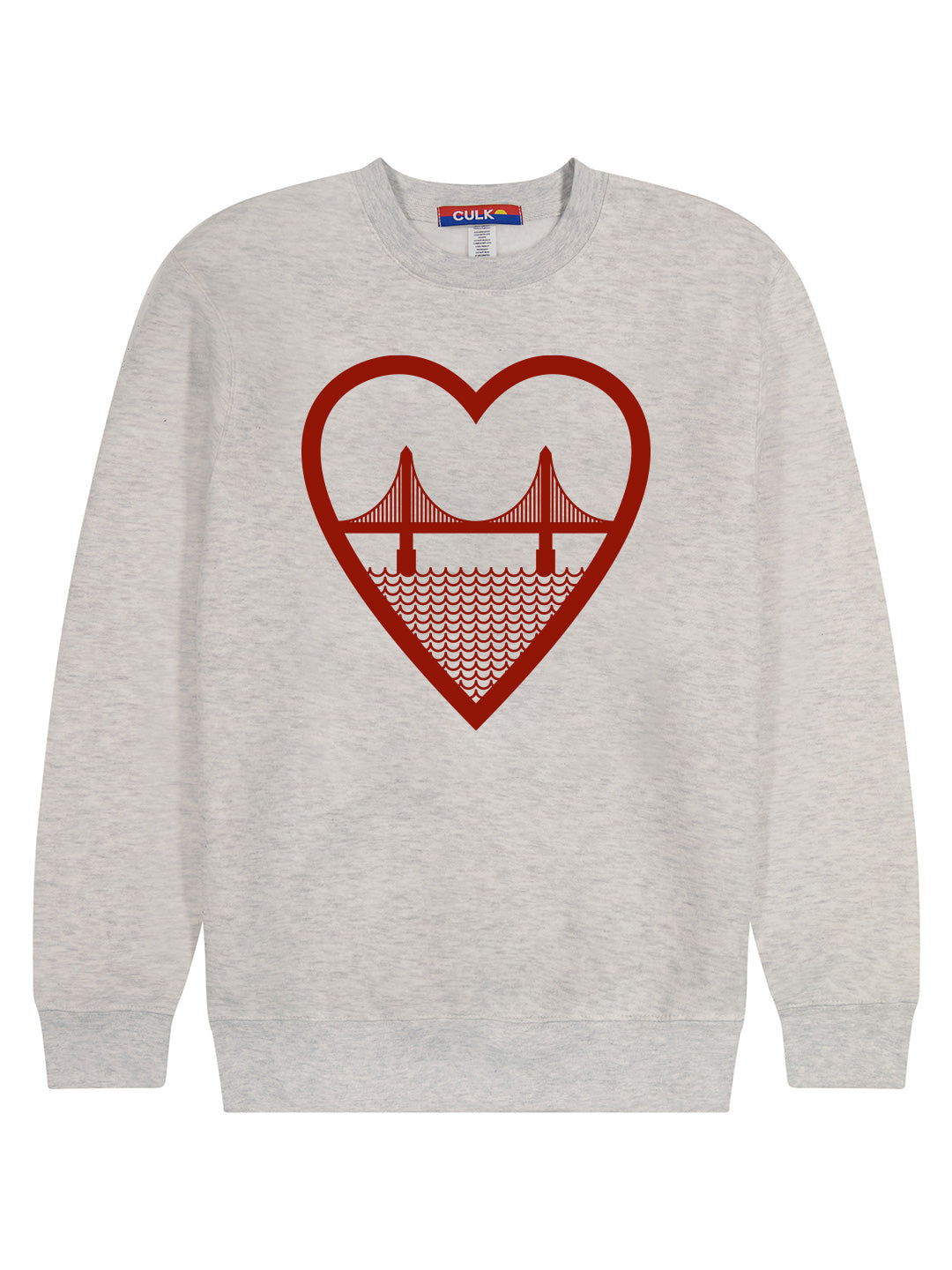 I Heart SF Crewneck Heather Cream-Culk