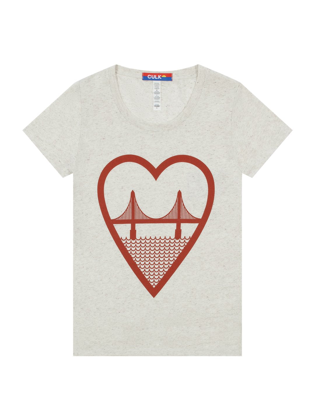 I Heart SF Women's Tee Oatmeal-Culk
