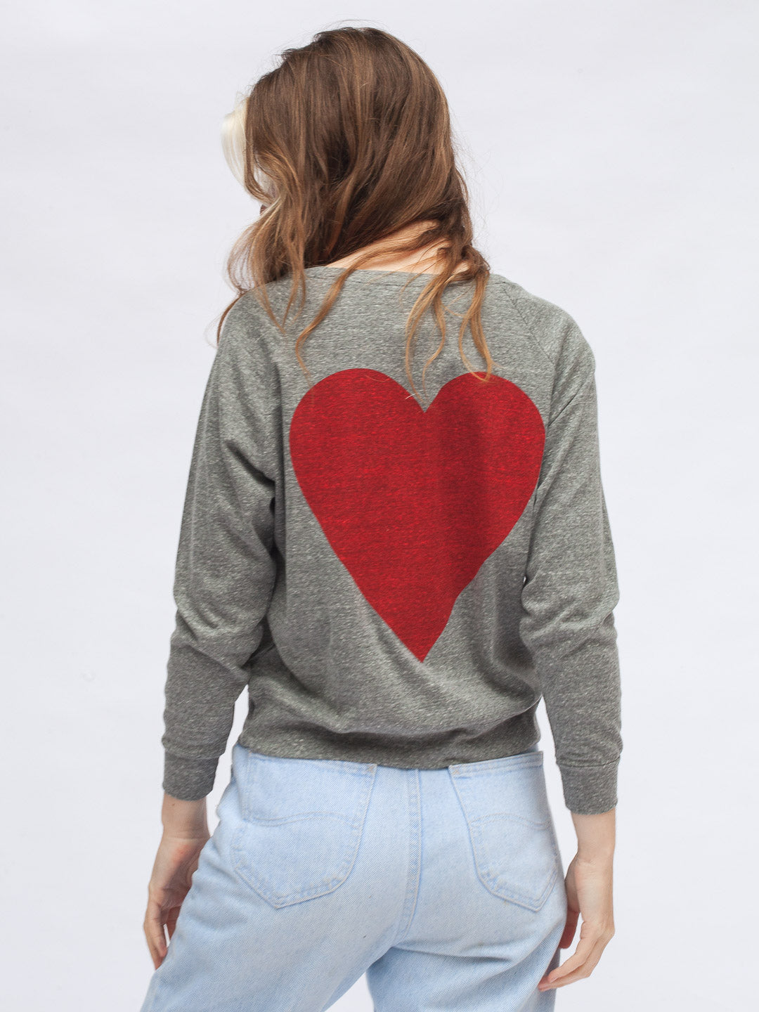 Love Women's Raglan Pullover Tri-Grey-Culk