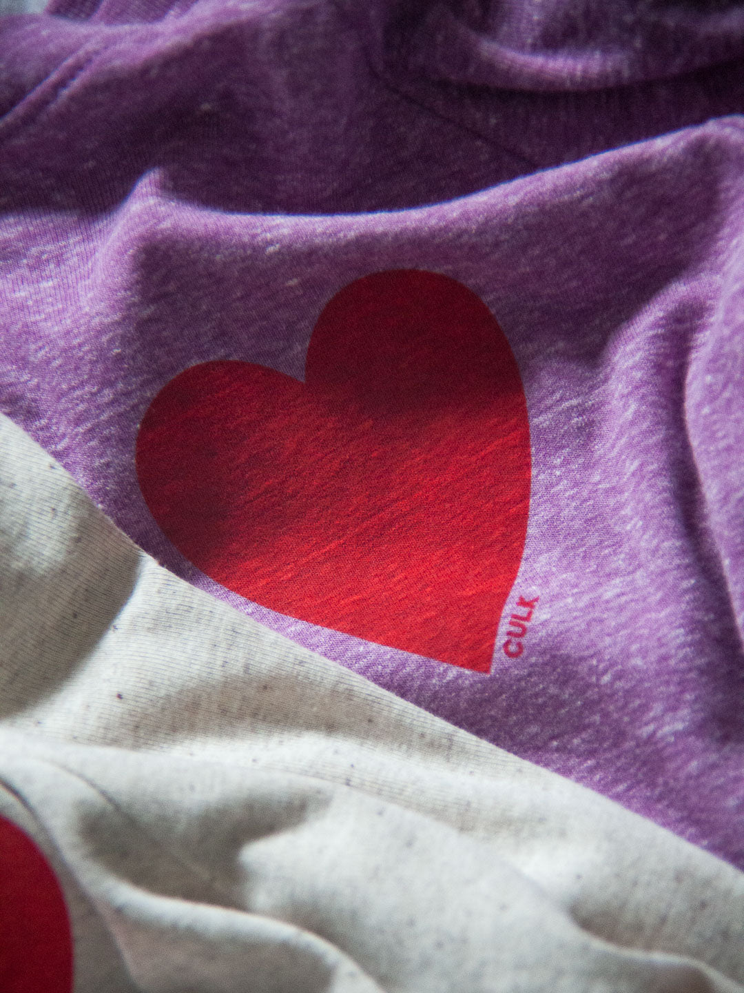 Love Women's Raglan Pullover Tri Purple-Culk