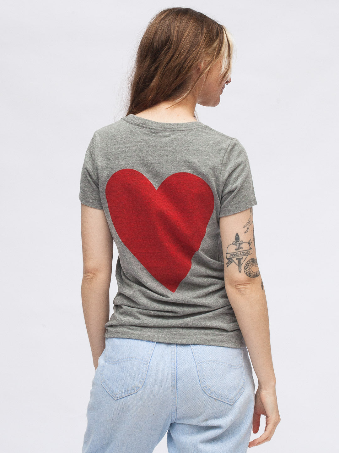 Love Women's Tee Tri-Grey-Culk
