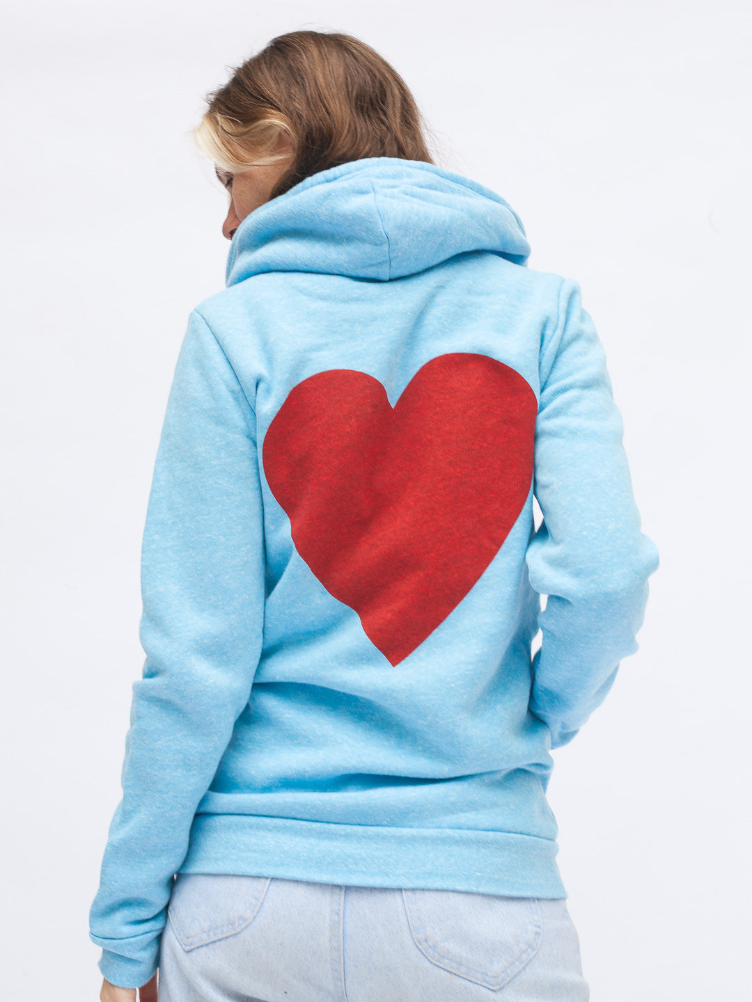 Love Zip-up Hoodie Tri-Blue-Culk