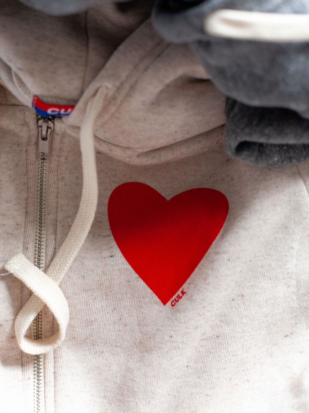 Love Zip-up Hoodie Tri-Cream-Culk