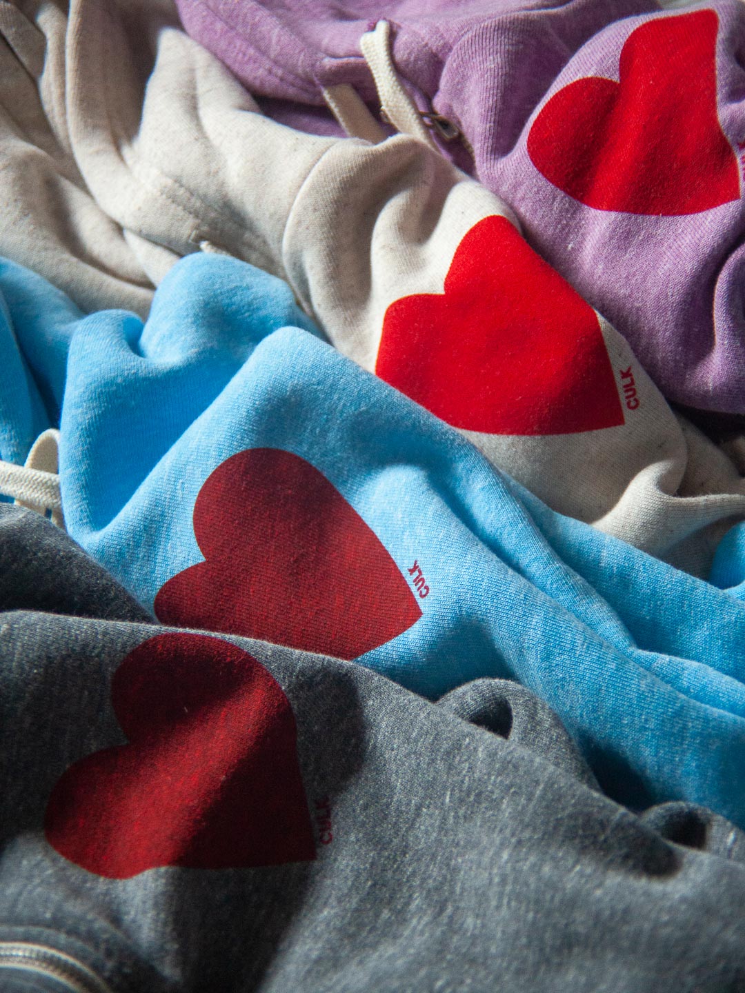 Love Zip-up Hoodie Tri-Blue-Culk