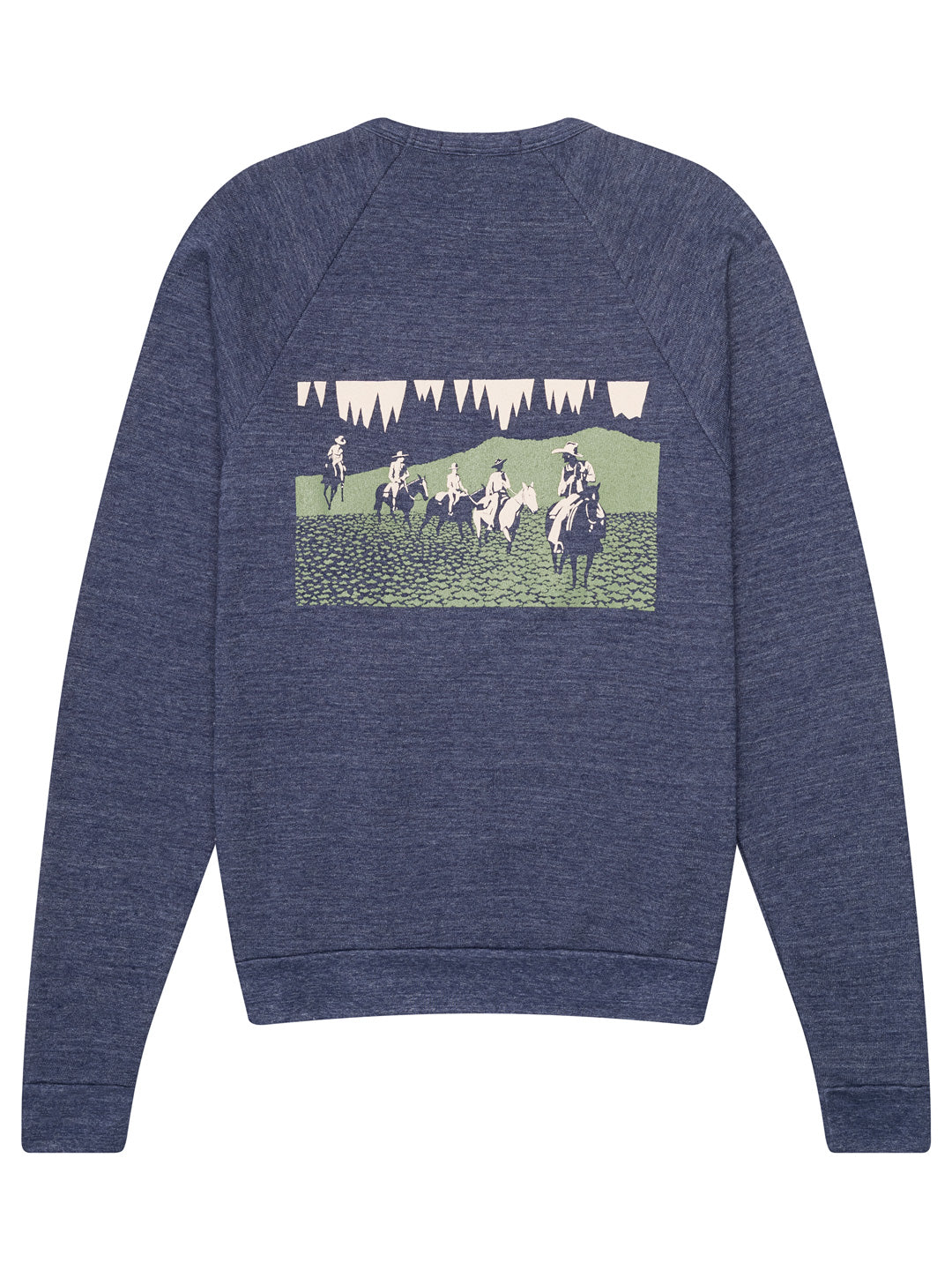 The Lure Of The National Parks Crewneck Tri-Navy