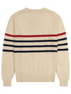 Minimal Bridge Knit Sweater Cream-Culk