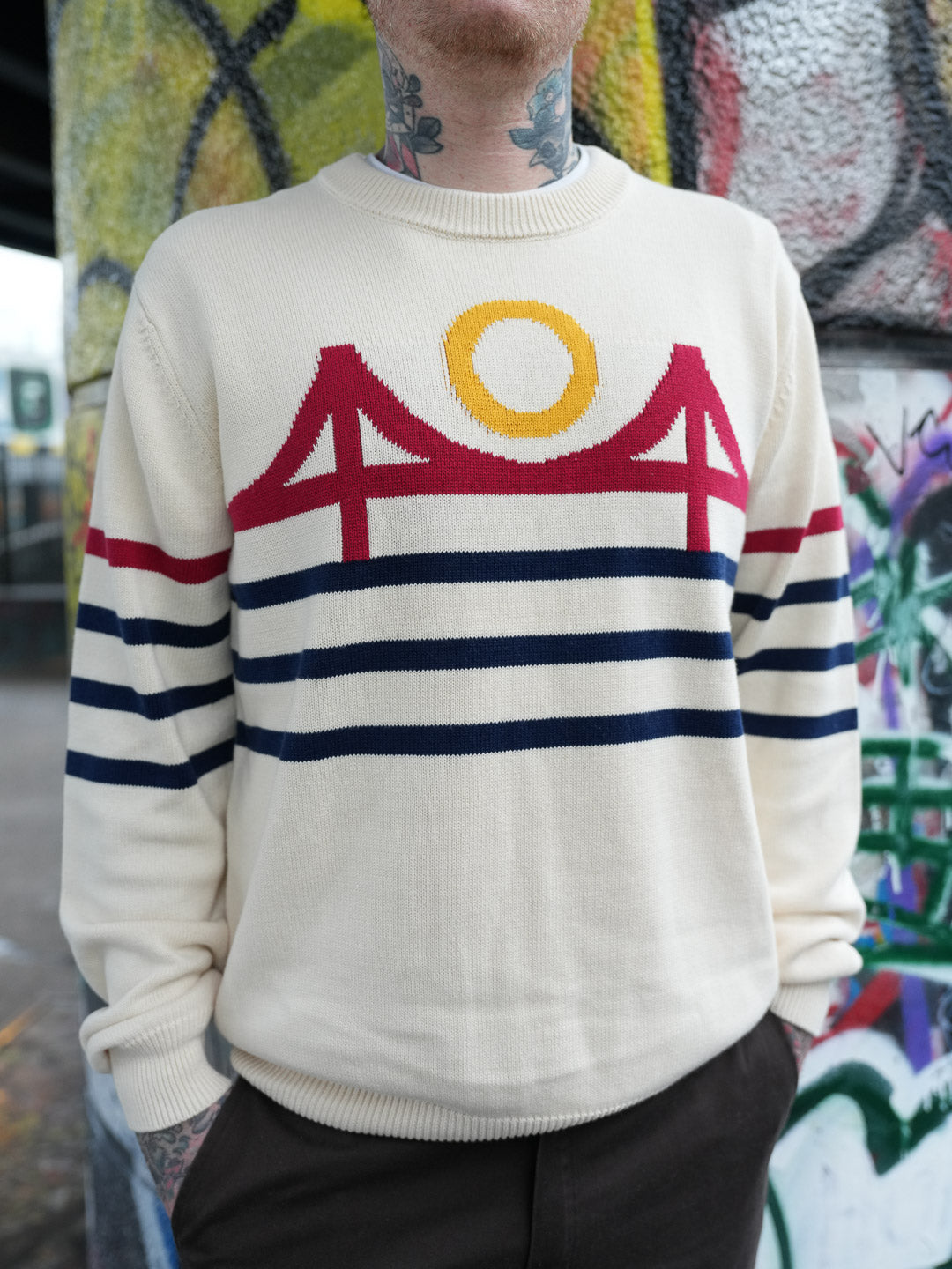 Minimal Bridge Sweater Cream-Culk