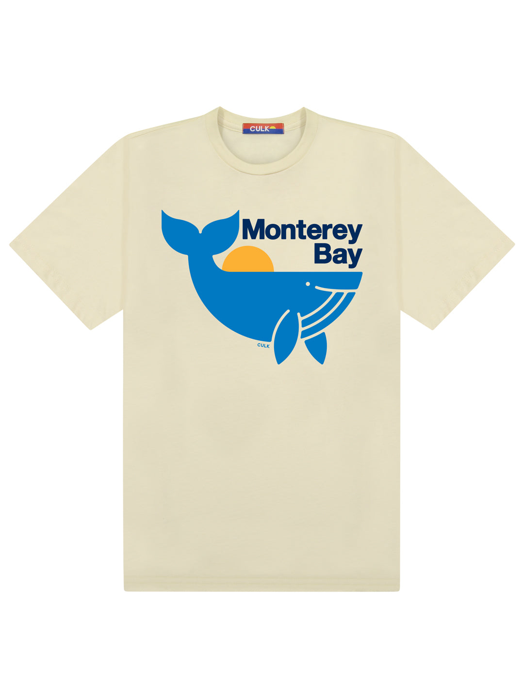 Monterey Bay Whale Tee Cream-Culk