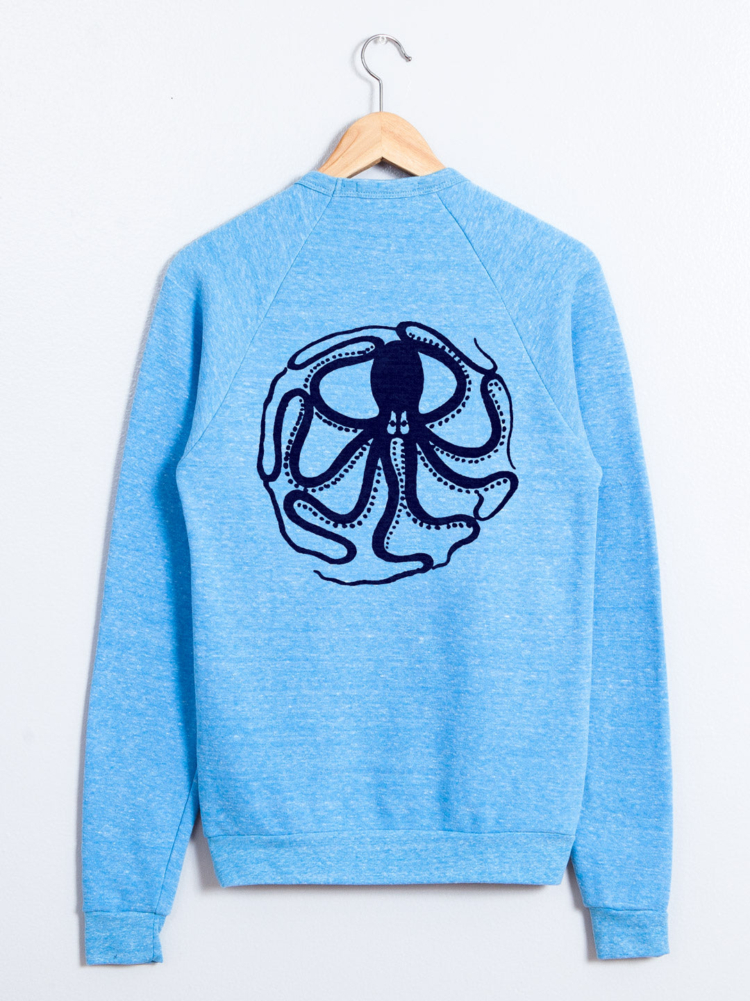 Octopus Crewneck Tri-Blue-Culk