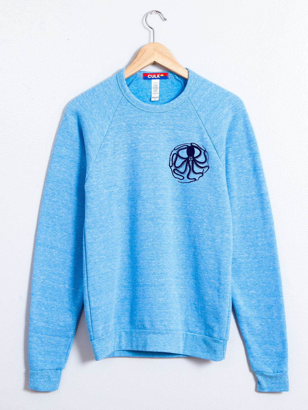 Octopus Crewneck Tri-Blue-Culk