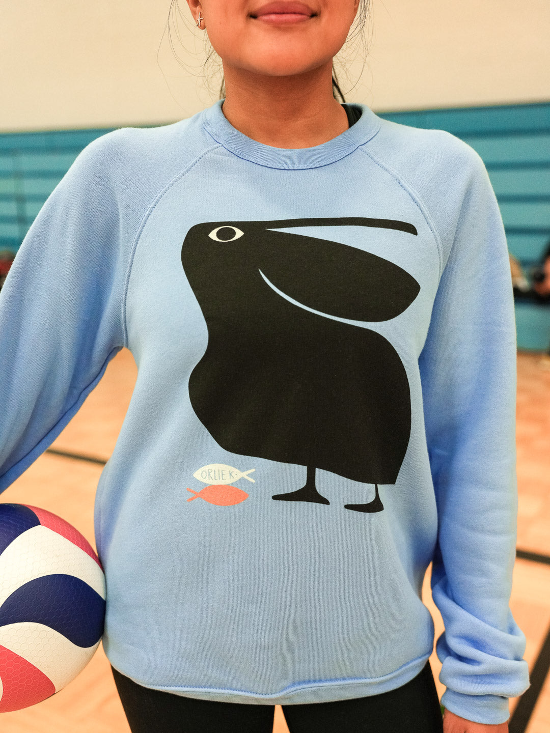 Orlie Kapitulnik Salty Boi Unisex Crewneck Sweatshirt-Culk