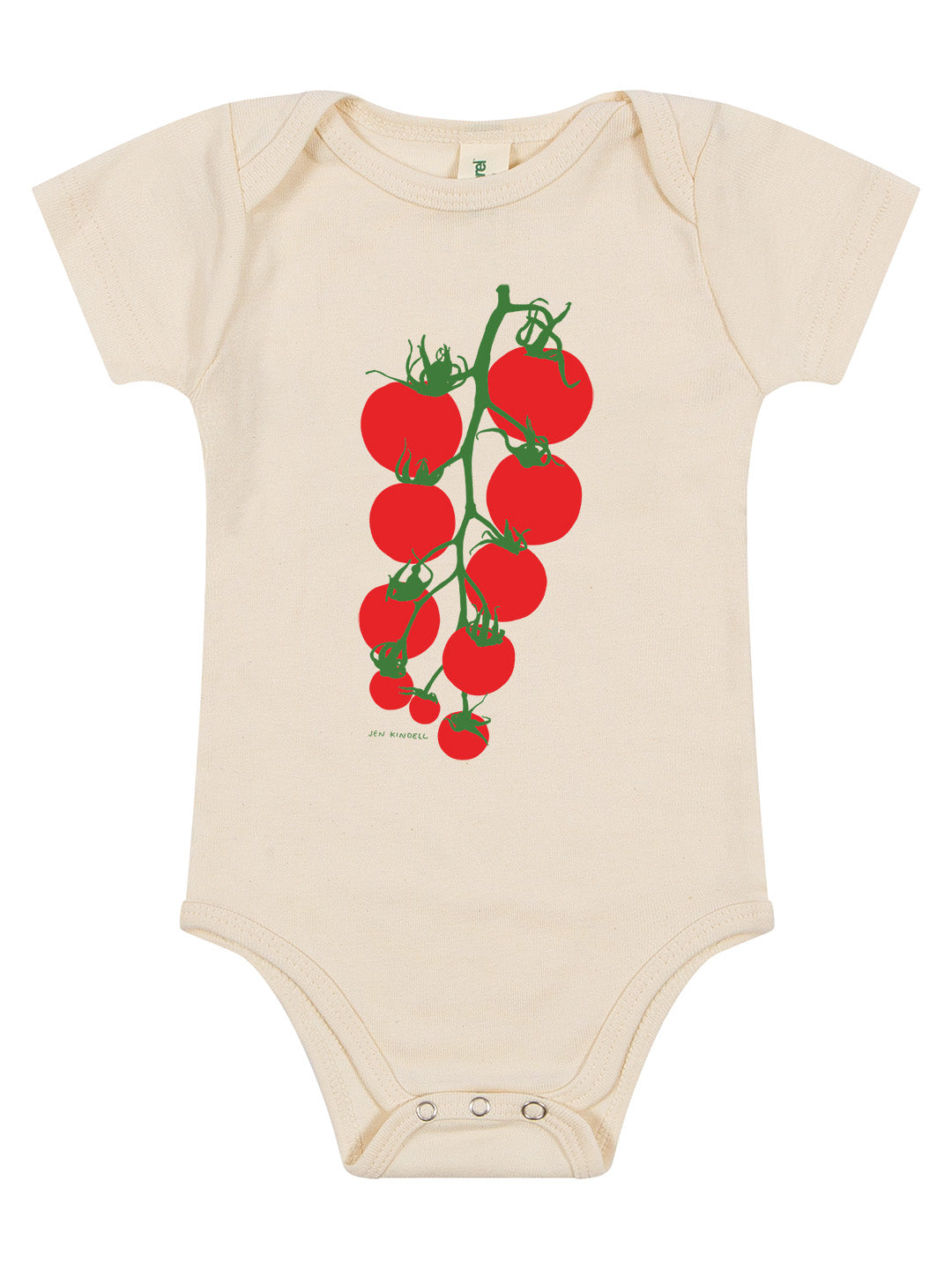 Pomodoro Baby Onesie Cream by Jen Kindell-Culk