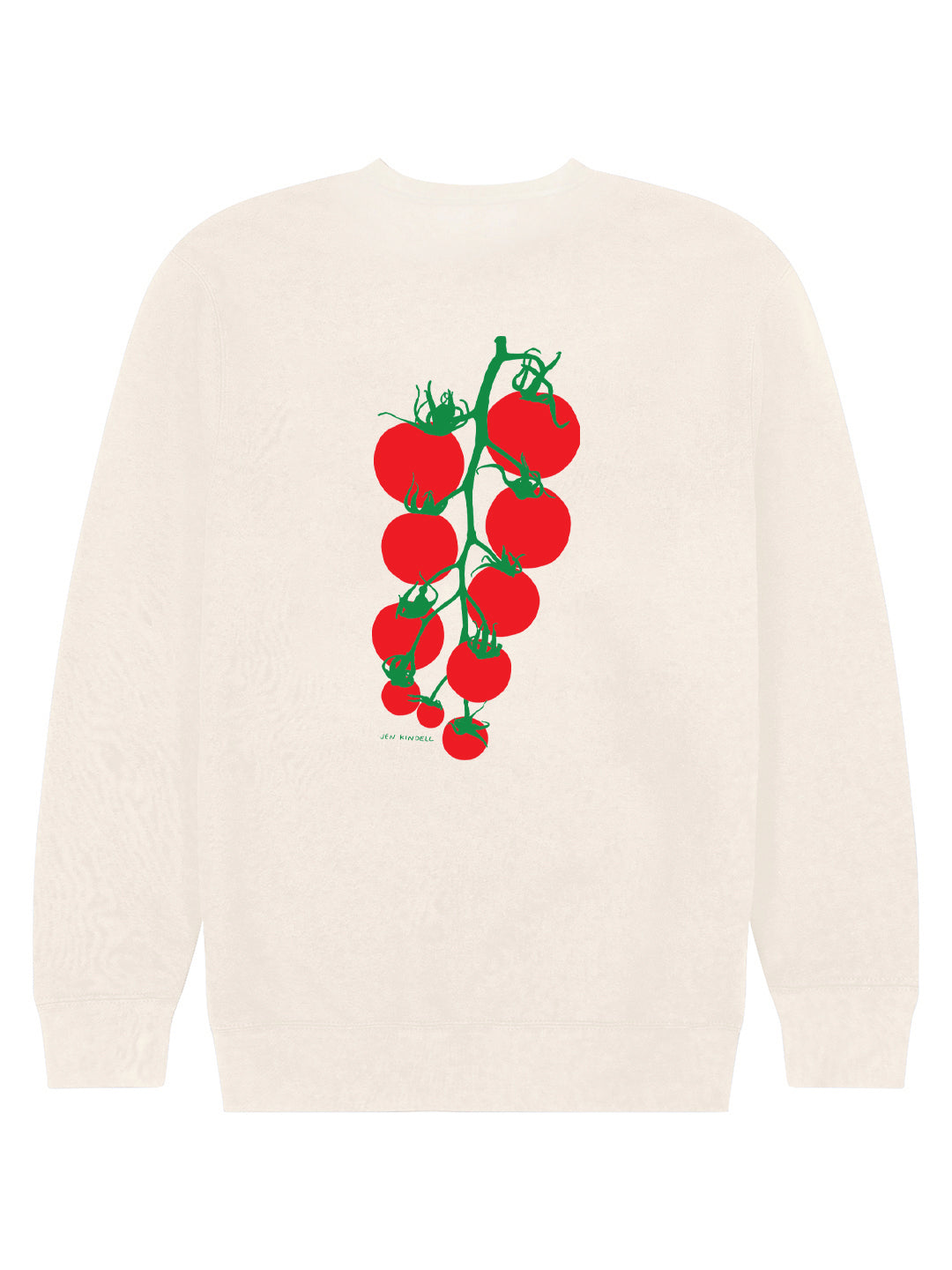 Pomodoro Crewneck Cream by Jen Kindell-Culk