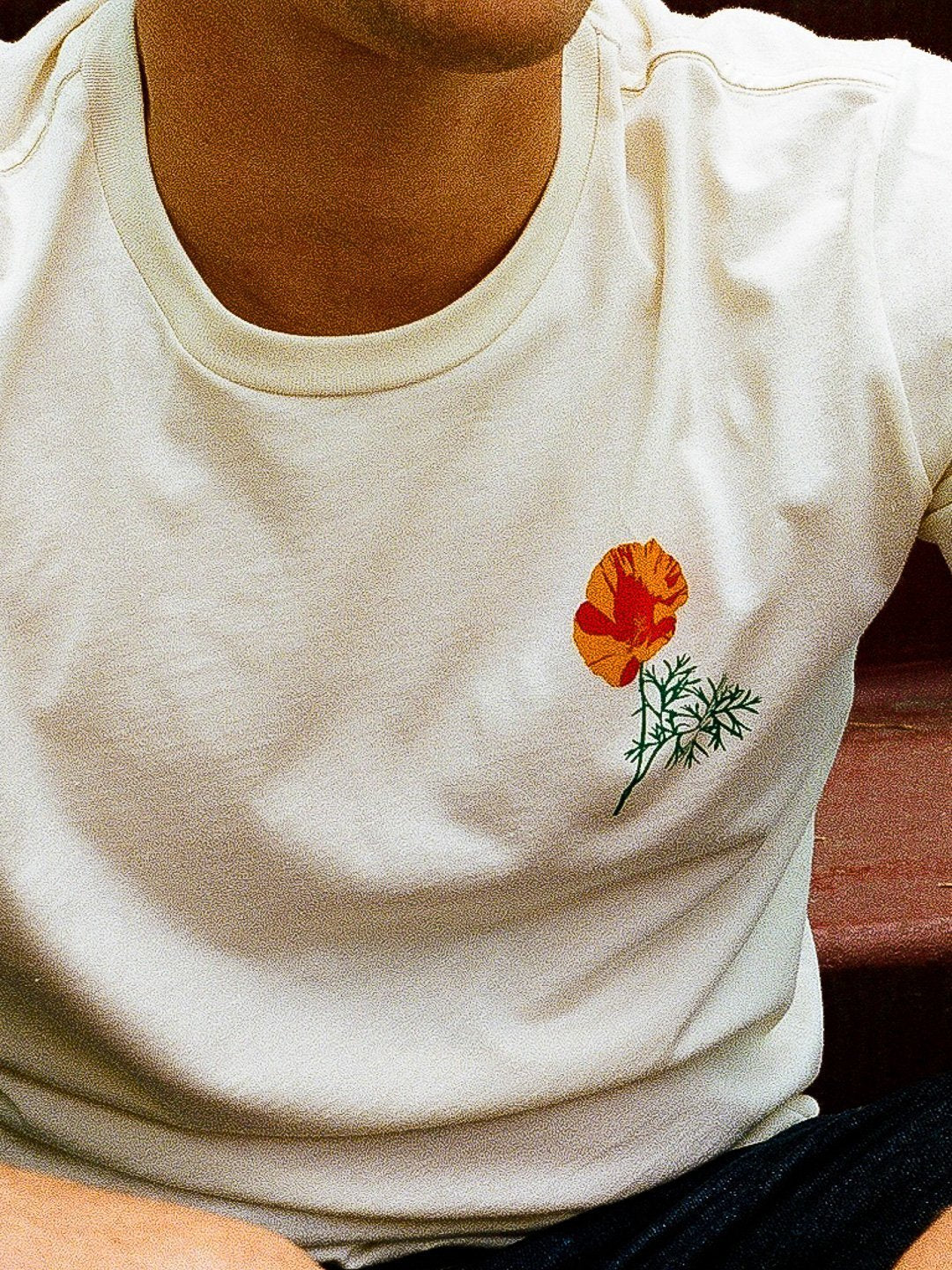 Poppy Tee Cream by Jen Kindell-Culk