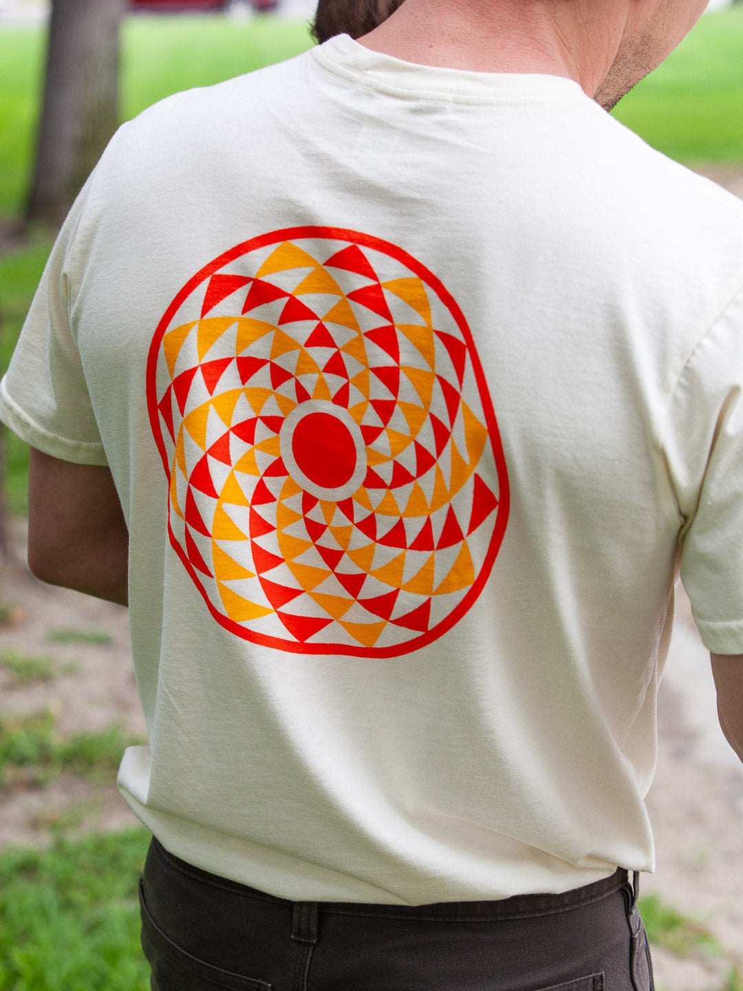 Radial Sun Tee Cream-Culk