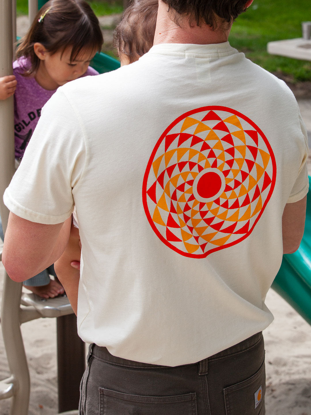 Radial Sun Tee Cream-Culk