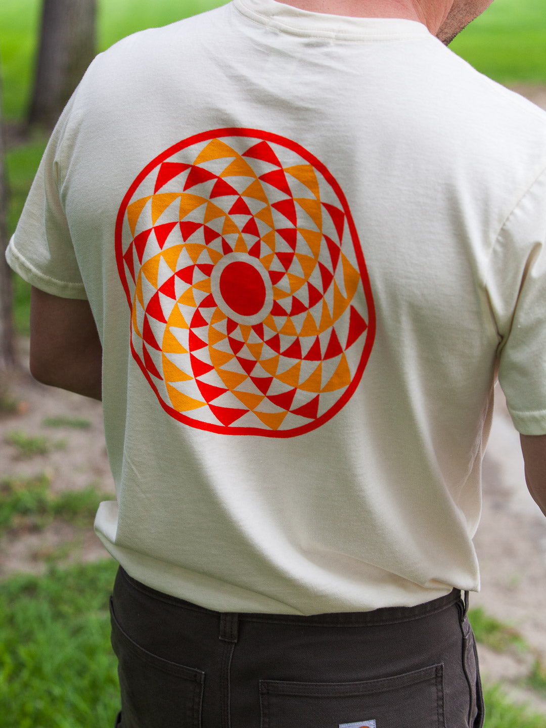 Radial Sun Tee Cream-Culk