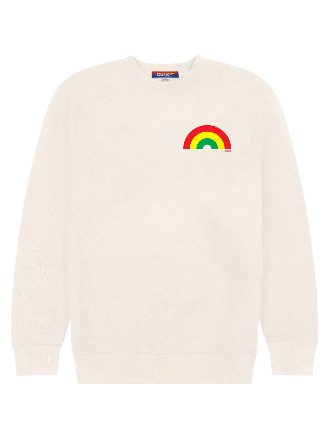 Rainbow Crewneck Cream-Culk