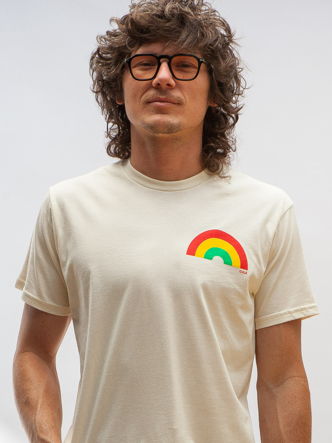 Rainbow Tee Cream-Culk