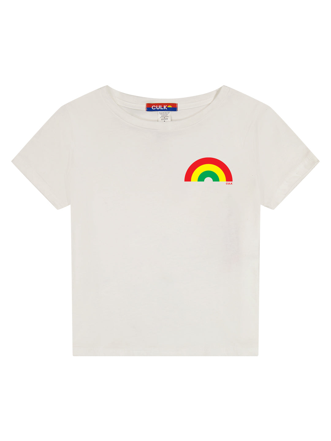 Rainbow Women's Tee White-Culk
