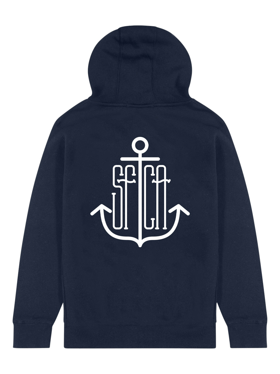 SF Anchor Zip-Up Hoodie Navy-Culk