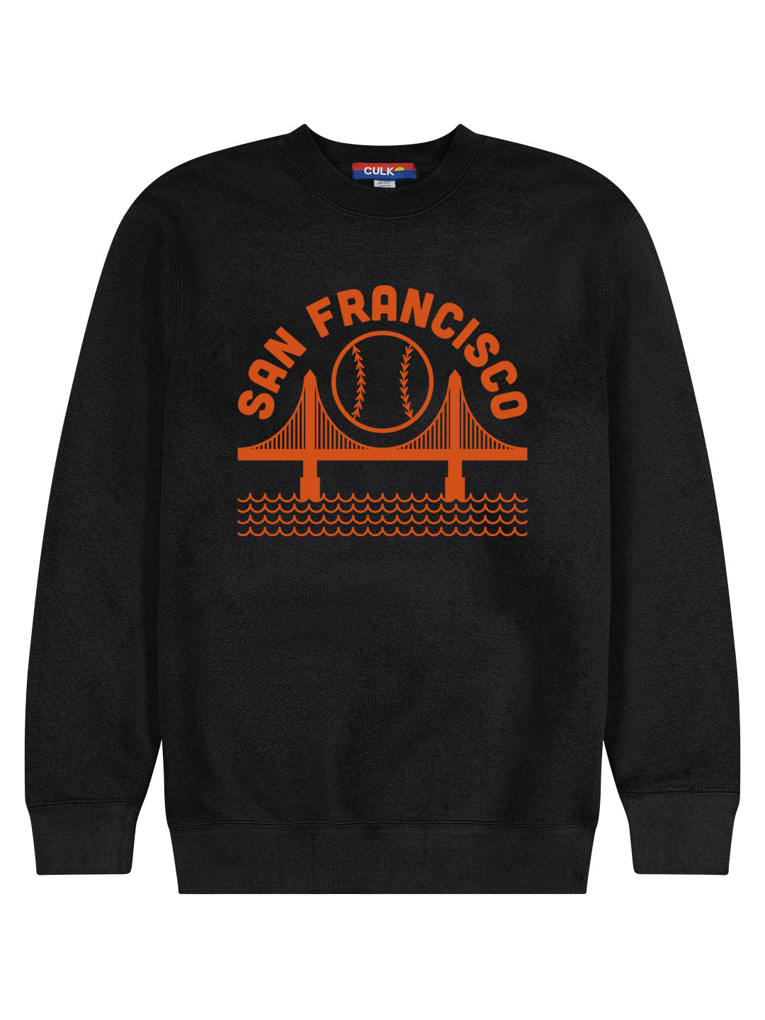 SF Baseball Crewneck Black-Culk