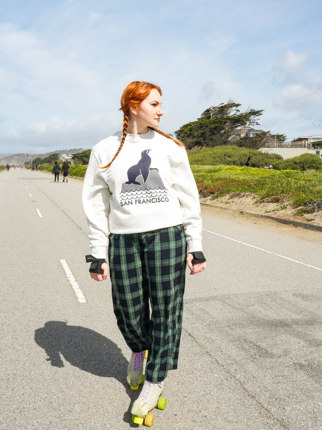 SF Seal Crewneck Heather Cream-Culk