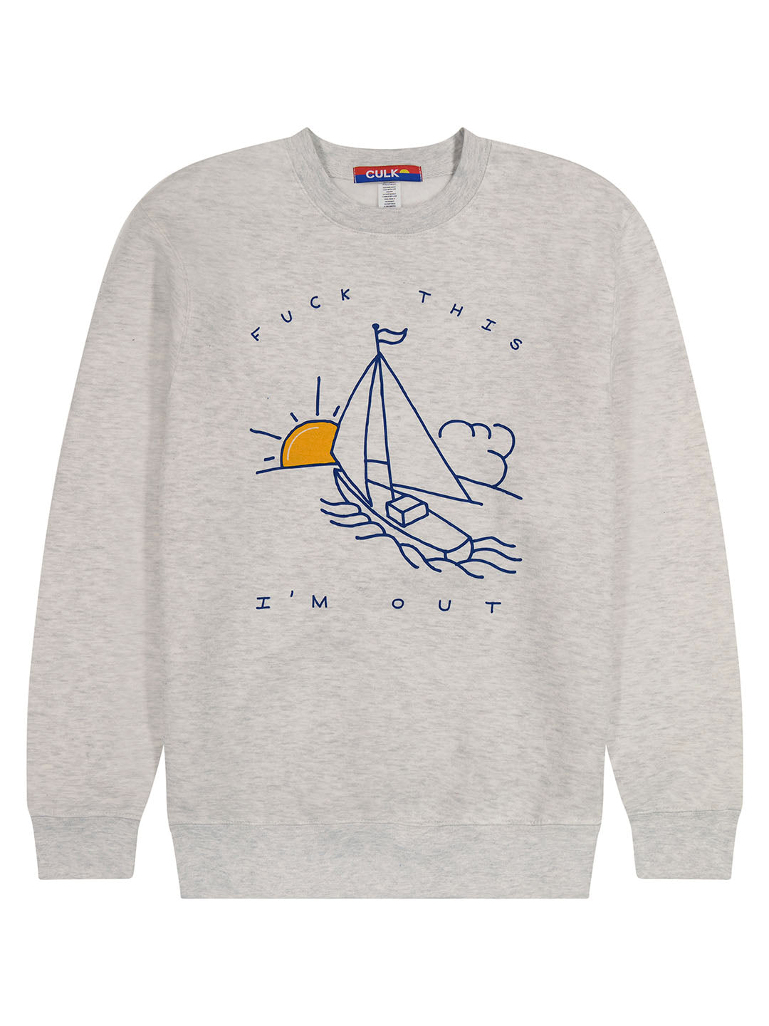 Sailboat Unisex Crewneck Sweatshirt-Culk