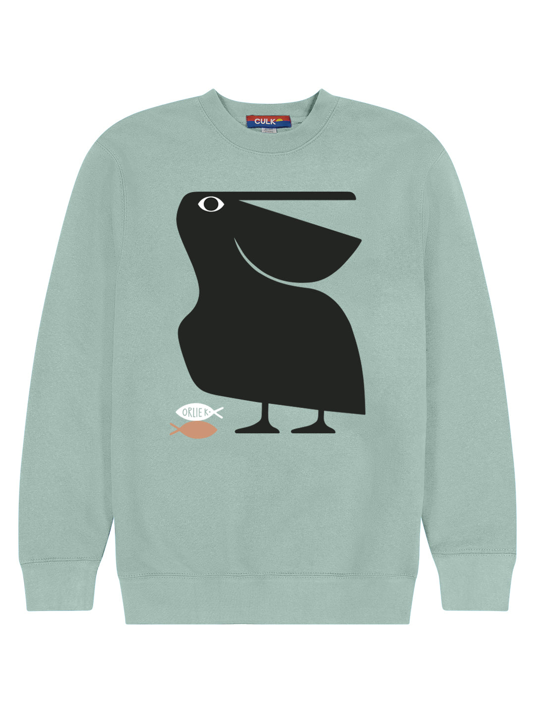 Salty Boi Crewneck Sea Foam by Orlie K.-Culk