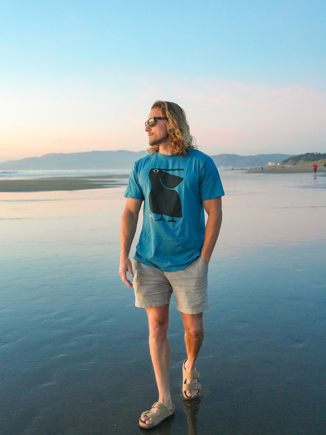 Salty Boi Tee Deep Teal by Orlie K.-Culk