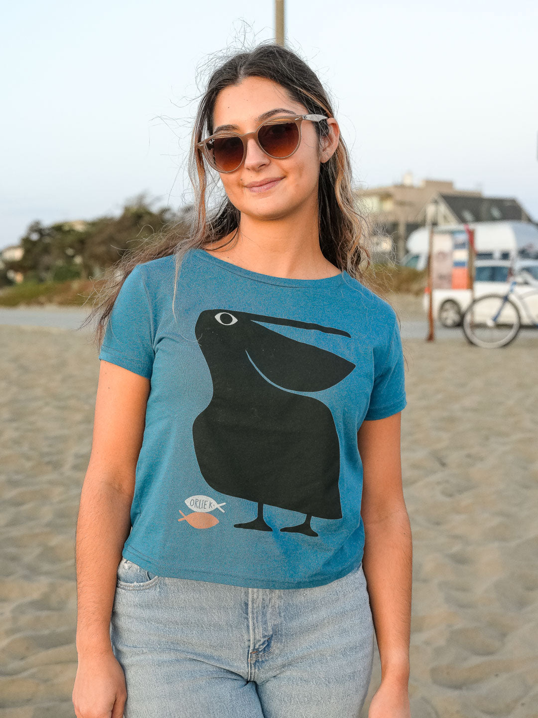 Salty Boi Women's Tee Deep Teal by Orlie K.-Culk