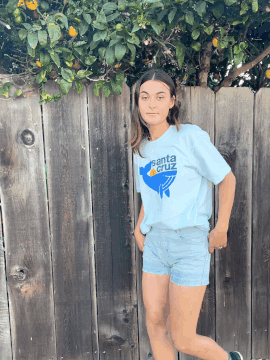 Santa Cruz Whale Tee Light Blue-Culk