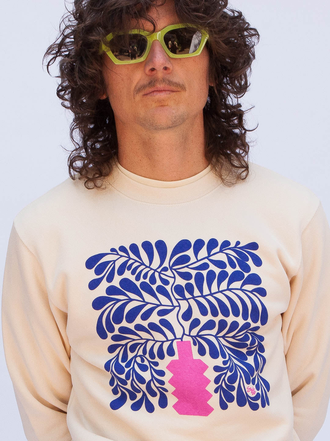 Shapes & Colors House Plant Crewneck Sweatshirt-Culk