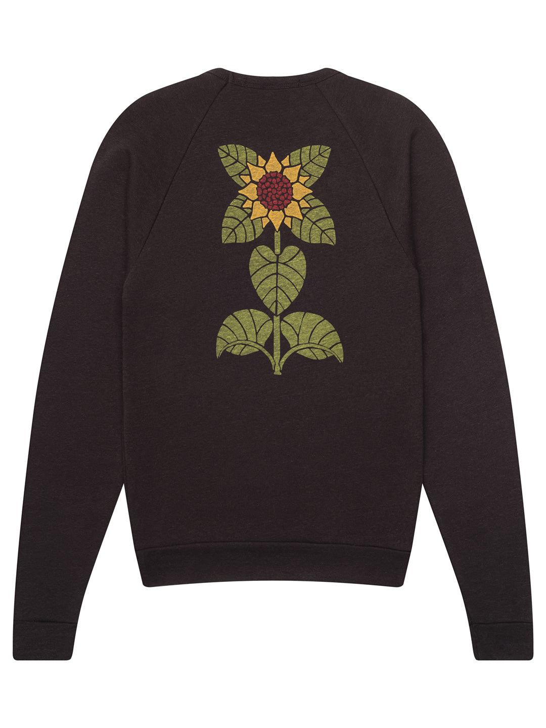 Sunflower Crewneck Sweatshirt Tri-Black