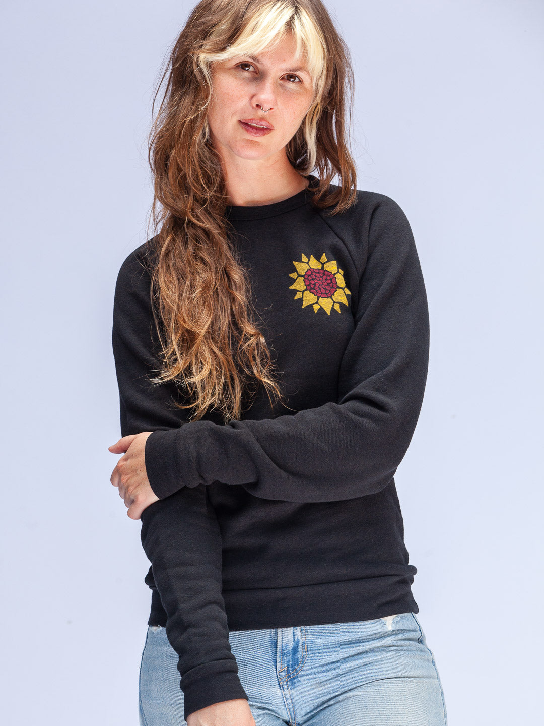 Sunflower Crewneck Sweatshirt Tri-Black-Culk