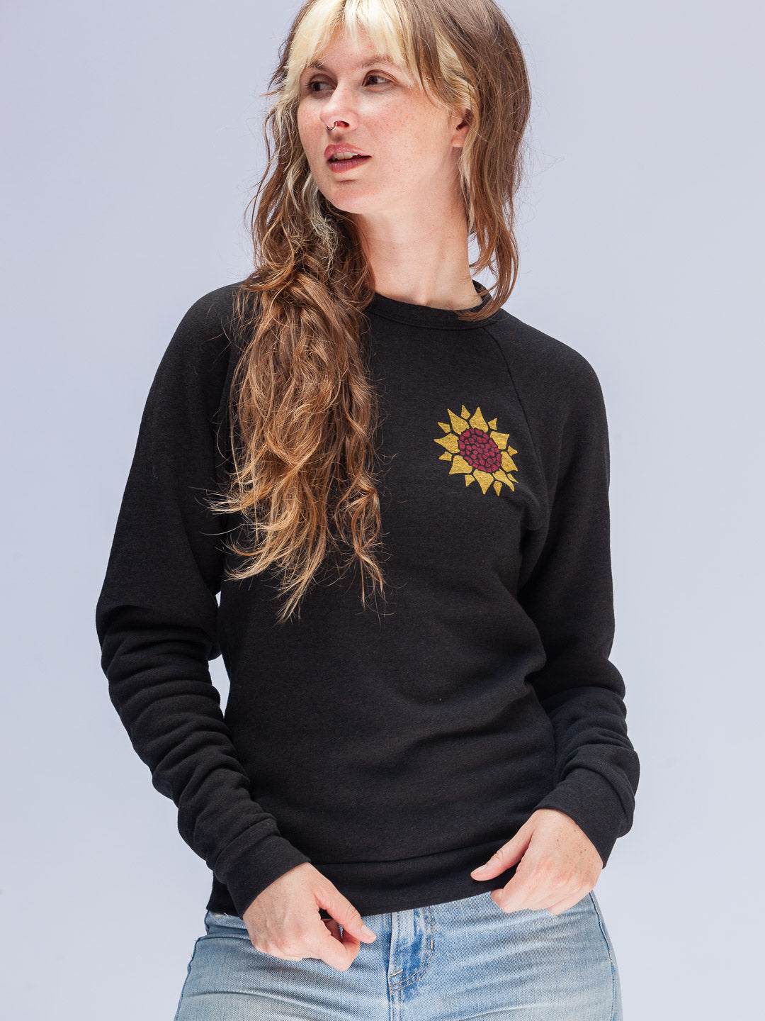 Sunflower Crewneck Sweatshirt Tri-Black-Culk