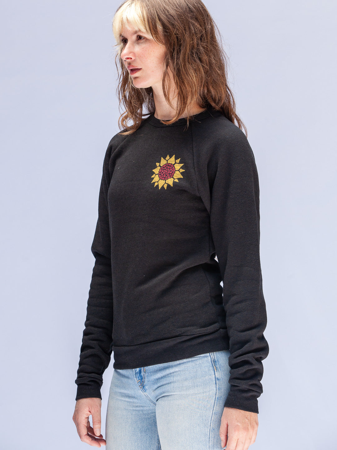 Sunflower Crewneck Sweatshirt Tri-Black-Culk