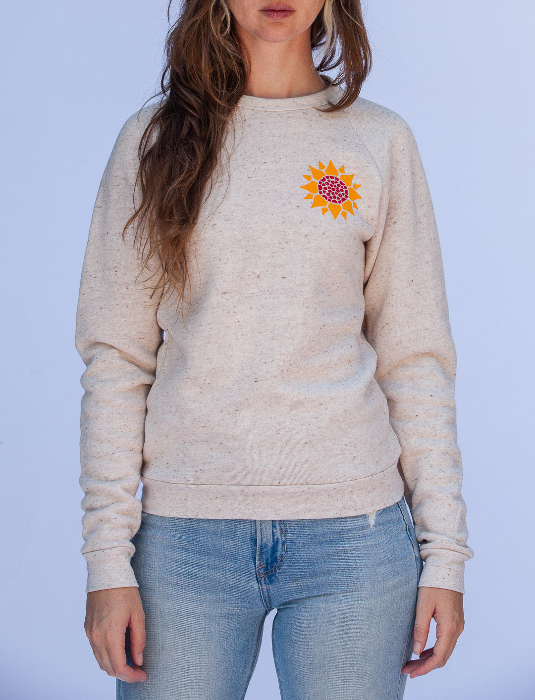 Sunflower Crewneck Sweatshirt Tri-Cream-Culk