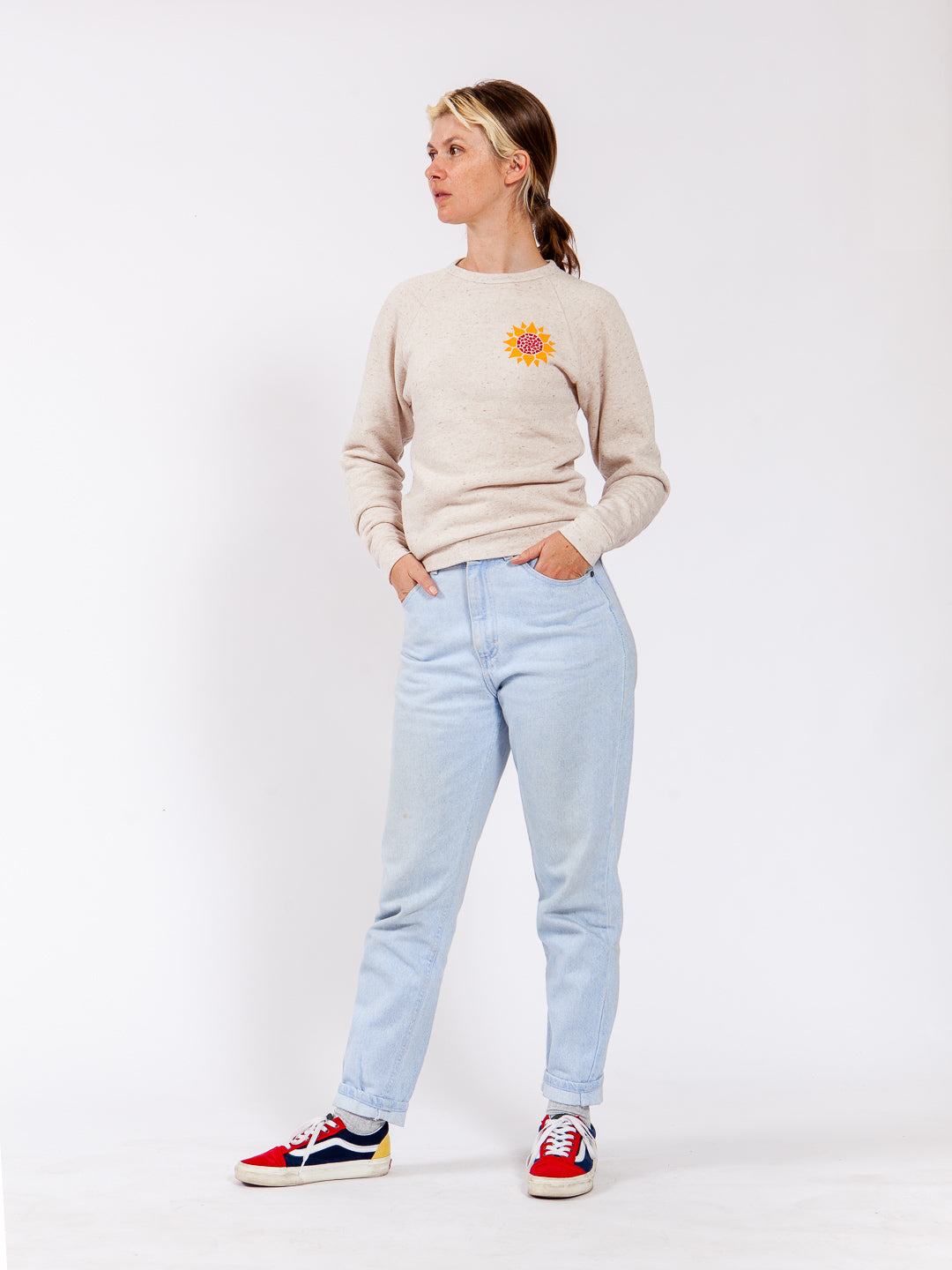 Sunflower Crewneck Sweatshirt Tri-Cream-Culk