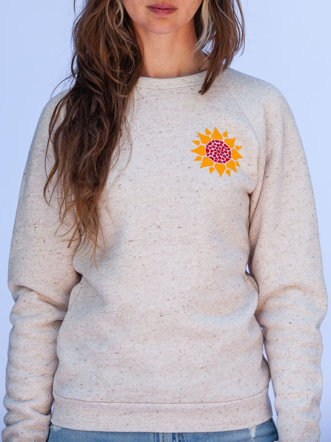Sunflower Crewneck Sweatshirt Tri-Cream-Culk