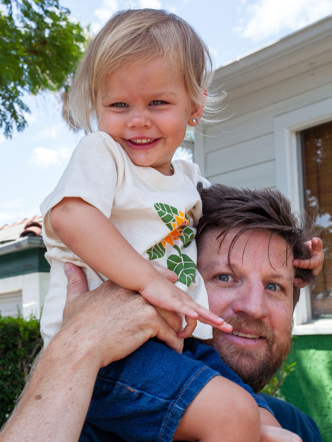 Sunflower Toddler Tee Cream-Culk