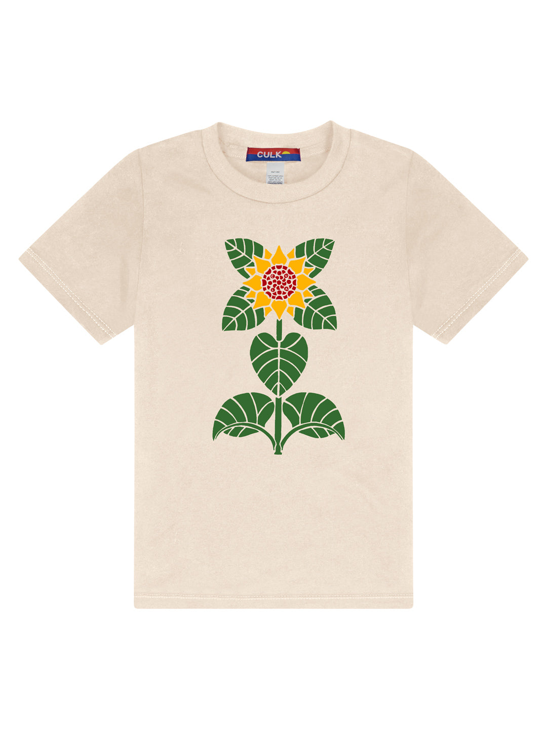 Sunflower Toddler Tee Cream-Culk