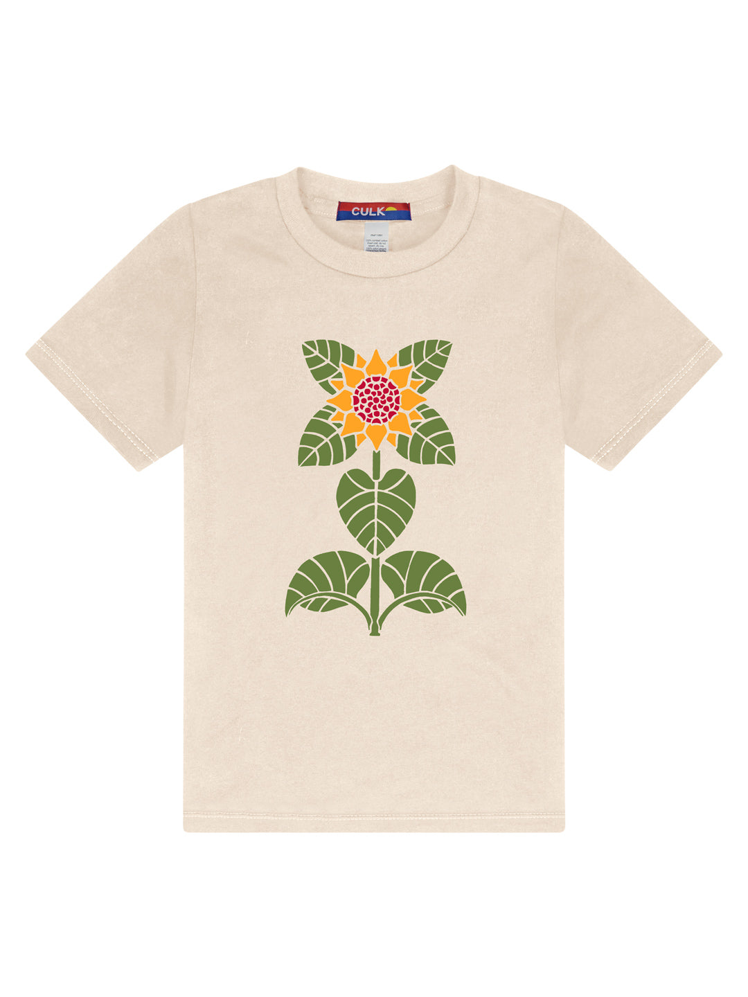 Sunflower Toddler Tee Cream-Culk