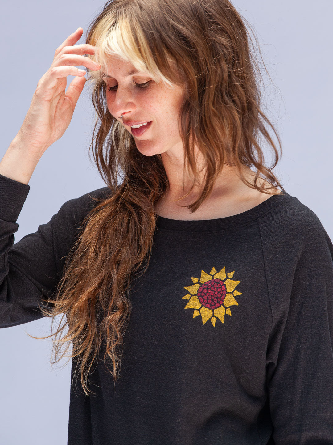 Sunflower Women's Raglan Pullover Tri-Black-Culk