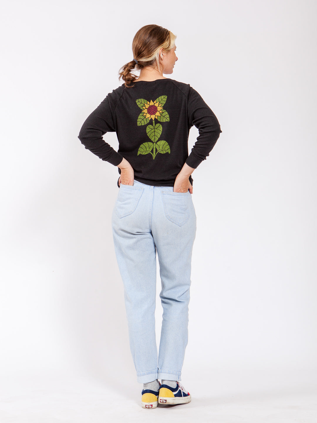 Sunflower Women's Raglan Pullover Tri-Black-Culk